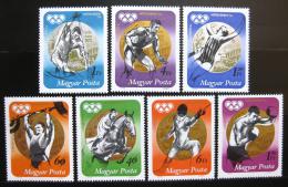 Poštové známky Maïarsko 1973 LOH Mnichov Mi# 2847-53