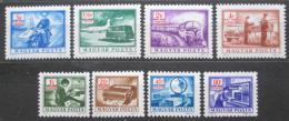 Poštové známky Maïarsko 1973 Poštovní služby, doplatná Mi# 242-49