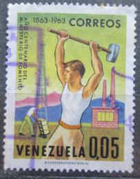 Poštová známka Venezuela 1964 Dìlník na ropném poli Mi# 1524