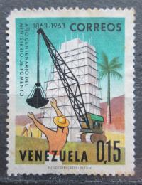 Poštová známka Venezuela 1964 Stavební prùmysl Mi# 1526