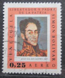 Poštová známka Venezuela 1968 Umenie, Simón Bolívar Mi# 1719