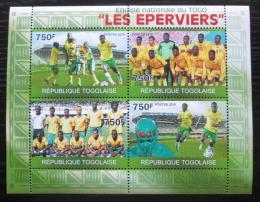 Poštové známky Togo 2010 Národní futbalový team Mi# 3569-72 Kat 12€