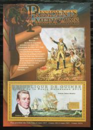 Poštová známka Guinea 2010 James Monroe, 5. US prezident Mi# Block 1879 Kat 10€