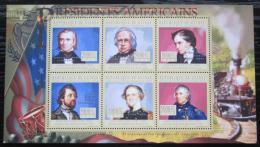 Poštové známky Guinea 2010 James K. Polk, 11. US prezident Mi# 7925-30 Kat 12€