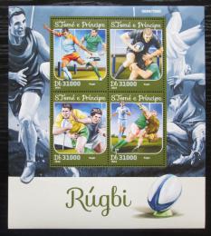 Poštové známky Svätý Tomáš 2016 Rugby Mi# 6701-04 Kat 12€