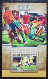 Poštová známka Guinea-Bissau 2016 Rugby Mi# Block 1516 Kat 12.50€ 