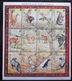 Poštové známky Gambia 1993 Fauna západní Afriky Mi# 1525-36 Kat 15€