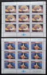 Poštové známky Juhoslávia 1986 Európa CEPT Mi# 2156-57 Bogen Kat 18€