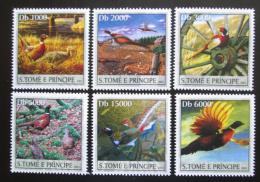 Poštové známky Svätý Tomáš 2003 Bažanti Mi# 2067-72 Kat 10€