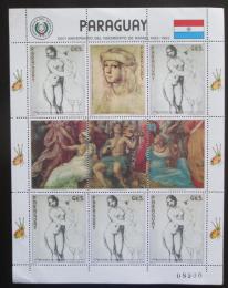 Poštové známky Paraguaj 1982 Umenie, Raffael Mi# 3552 Bogen Kat 19€