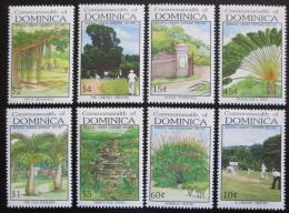 Poštové známky Dominika 1992 Botanické zahrady Mi# 1496-1503 Kat 10€