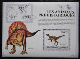 Poštová známka Komory 2009 Dinosaury Mi# Block 482 Kat 15€
