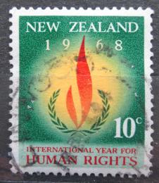 Poštová známka Nový Zéland 1968 Medzinárodný rok lidských práv Mi# 490
