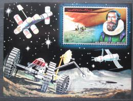 Poštová známka Adžmán 1971 Johannes Kepler, prieskum vesmíru Mi# Block 361