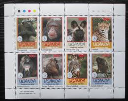 Poštové známky Uganda 1994 Fauna, Sierra Club Mi# 1429-36 Bogen Kat 11€