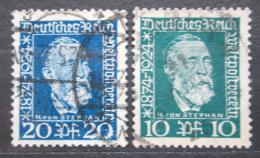 Poštové známky Nemecko 1924 Heinrich von Stephan Mi# 368-69