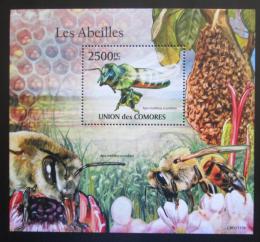 Poštová známka Komory 2011 Africké vèely Mi# Block 622 Kat 13€