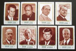 Poštové známky Adžmán 1970 Bojovníci za svobodu Mi# 1246-53