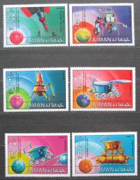Poštové známky Adžmán 1971 Prieskum vesmíru Mi# 1216-21 