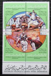 Poštové známky Líbya 1980 Tradièní sporty Mi# 778-81