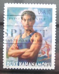 Potov znmka USA 2002 Duke Kahanamoku, olympionik Mi# 3634 - zvi obrzok