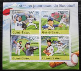 Poštové známky Guinea-Bissau 2011 Baseball Mi# 5513-16 Kat 12€