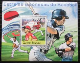 Poštová známka Guinea-Bissau 2011 Baseball Mi# Block 953 Kat 11€