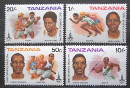 Poštové známky Tanzánia 1980 LOH Moskva Mi# 157-60