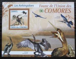 Poštová známka Komory 2009 Anhingy Mi# 2421 Kat 15€