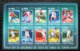Poštové známky Svätý Tomáš 2014 Tenisti Mi# 5970-79 Kat 10€