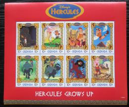 Poštové známky Grenada 1998 Disney, Herkules Mi# 3677-84