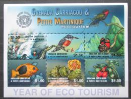 Poštové známky Grenada Gren. 2002 Fauna a flóra Mi# 3780-85 Kat 10€