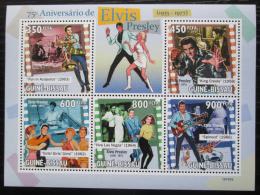 Poštové známky Guinea-Bissau 2010 Elevys Presley Mi# 4563-67 Kat 12€