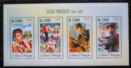 Poštové známky Svätý Tomáš 2014 Elevys Presley Mi# 5945-48 Kat 10€