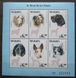 Poštové známky Nikaragua 2000 Psy Mi# 4107-12 Kat 11€