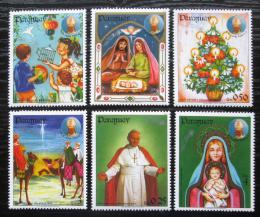 Poštové známky Paraguaj 1984 Papež Jan Pavel II., vianoce Mi# 3726-31