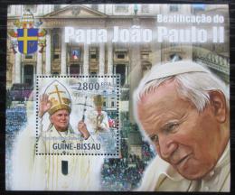 Potov znmka Guinea-Bissau 2011 Pape Jan Pavel II. Mi# Block 923 Kat 11 - zvi obrzok