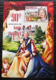 Poštová známka Mozambik 2016 Krá¾ovna Alžbeta II. Mi# Block 1148 Kat 10€