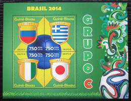 Poštové známky Guinea-Bissau 2014 MS ve futbale, skupina C Mi# 7194-97 Kat 12€