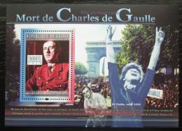 Poštová známka Guinea 2010 Charles de Gaulle Mi# Block 1858 Kat 10€
