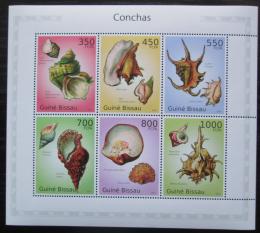 Poštové známky Guinea-Bissau 2010 Mušle Mi# 5089-94 Kat 15€ 