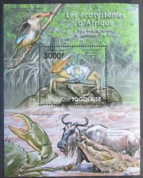 Poštová známka Togo 2011 Fauna jihoafrických mangrovníkù Mi# Block 642 Kat 12€