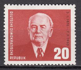 Poštová známka DDR 1961 Prezident Wilhelm Pieck Mi# 807