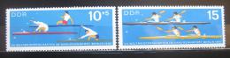 Poštové známky DDR 1966 MS ve veslování Mi# 1202-03