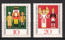 Poštové známky DDR 1967 ¼udové umenie Mi# 1333-34