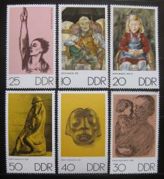 Poštové známky DDR 1970 Umenie Mi# 1607-12