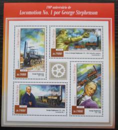 Poštové známky Svätý Tomáš 2015 Parní lokomotívy Mi# 6000-03