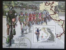 Poštová známka Guinea-Bissau 2009 Cyklistika Mi# Block 682 Kat 14€