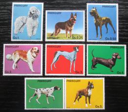 Poštové známky Paraguaj 1984 Psy s kupónem Mi# 3709-15