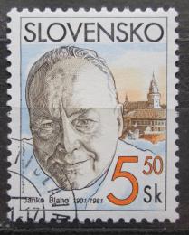 Poštová známka Slovensko 2001 Janko Blaho, operní zpìvák Mi# 386